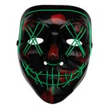 Máscara de Halloween Purga Neon LED