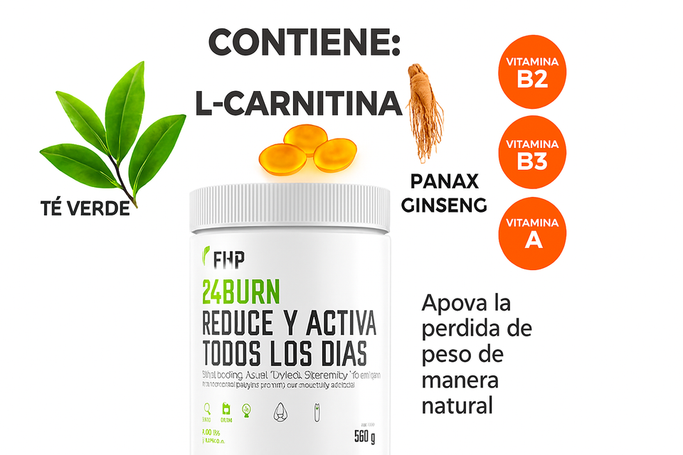 ¡Activa tu metabolismo y reduce peso de manera efectiva con 24BURN!